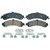 QuickStop Rear Disc Brake Pad Set Ceramic | WAGZD975