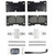 QuickStop Front Disc Brake Pad Set Ceramic | WAGZD2173