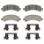 OEX Rear Disc Brake Pad Set Premium Ceramic | WAGOEX974A