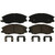 QuickStop Front Disc Brake Pad Set Ceramic | WAGZD1097
