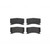 Premium Low-Met OE Equivalent Rear Disc Brake Pad Set | BBBP36024