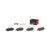 Premium NAO Ceramic OE Equivalent Rear Disc Brake Pad Set | BBBP50126N
