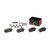 Premium NAO Ceramic OE Equivalent Rear Disc Brake Pad Set | BBBP50099N