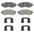 OEX Front Disc Brake Pad Set Premium Ceramic | WAGOEX1035