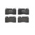 Premium Low-Met OE Equivalent Front Brake Pad Set | BBBP85116