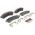Premium NAO Ceramic OE Equivalent Rear Disc Brake Pad Set | BBBP10048N