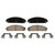 QuickStop Front Disc Brake Pad Set Ceramic | WAGZD1058