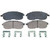 QuickStop Front Disc Brake Pad Set Ceramic | WAGZD815A