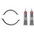 Engine Oil Pan Gasket Set RTV silicone w/Rubber end seals | 557OS 30633 R