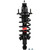Quick-Strut Rear Right Suspension Strut and Coil Spring Assembly | MON172497R