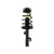 Quick-Strut Front Left Suspension Strut and Coil Spring Assembly | MON173095