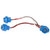 Two Light 9" Y Adapter Pigtails, Straight | GRO66813