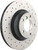 Premium UV Coated Xtra Cross Drilled Front Brake Rotor | BBB09.A259.1X