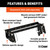 Double Lock EZr Gooseneck Installation Brackets, Select Dodge, Ram 2500, 3500 | CRT60660