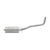 Quiet-Flow SS Direct Fit Exhaust Muffler Assembly 2.25" Inlet (ID) 2.5" Outlet (OD) | WEX47742
