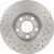 Premium UV Coated Xtra Cross Drilled Front Brake Rotor | BBB09.8633.1X
