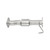 Exhaust Pipe - 2.25" Inlet (OD) 2.25" Outlet (OD) | WEX52989