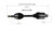 Dodge, Ram (4WD) CV Axle Assembly  - Front | GSPNCV12184