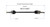 Chevrolet, Pontiac, Saturn (2.2 - AWD/FWD) CV Axle Assembly  - Rear Right | GSPNCV10267