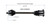 Audi (1.8, 2.0) CV Axle Assembly  - Front Left | GSPNCV23522
