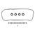 Engine Valve Cover Gasket Set | 557VS 50823 R
