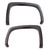 Rivet Style Fender Flare Set - Front and Rear, Smooth, 4-Piece Set | LNDRX113S
