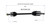 03-07 Honda Accord (2.4) CV Axle Assembly  - Front Left | GSPNCV36125