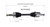 98-01 Nissan Altima CV Axle Assembly  - Front Left | GSPNCV53553