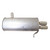 Quiet-Flow SS Direct Fit Exhaust Muffler Assembly 2.375" Inlet (OD) 3" Outlet (OD) | WEX53966