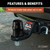 Trailer Ball Cover (Fits 1-7/8" or 2" Balls, Black Rubber) | CRT21800