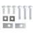 Semi-Custom 5th Wheel Hardware, Select Toyota Tundra (Except Extended Crew Cab) | CRT16304
