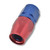 16AN ProClassic Straight Hose End With Red/Blue Finish | RUS610060