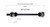 04-10 BMW X3 CV Axle Assembly  - Rear Right | GSPNCV27061