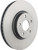 Premium Coated Vented Front Brake Rotor | BBB09.N255.21