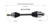 Mazda (2.0, 2.3, 2.5) CV Axle Assembly  - Front Right | GSPNCV47556
