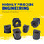 Front and Rear to Frame Suspension Stabilizer Bar Bushing Kit | MOOK201626