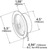 Economy Stainless Steel Light, Double Contact | GRO52522