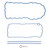 Engine Oil Pan Gasket Set 0 Bolt Hole One Piece Gasket | 557OS 30894 R