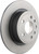 Premium UV Coated Solid Rear Disc Brake Rotor | BBB08.8305.11