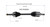 Nissan (1.6, 1.8, 2.0) CV Axle Assembly  - Front Left | GSPNCV53509