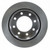 Semi-Coated Rear Brake Rotor | 66R55057