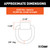 3" x 3" Weld-On Tie-Down D-Ring (8,833 lbs, Raw Steel) | CRT83760