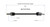 Mazda (1.5, 1.6) CV Axle Assembly  - Front Right | GSPNCV47543