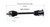 Audi (3.2) CV Axle Assembly  - Front Left | GSPNCV23541
