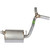 Quiet-Flow SS Direct Fit Exhaust Muffler Assembly 2.5" Inlet (OD) 2" Outlet (OD) | WEX70007