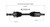 Toyota CV Axle Assembly  - Front | GSPNCV69142