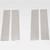 Classic 8pc. Decorative Pillar Posts w/o Accents, Chrome, 11' Chrysler 200 | 76P402663