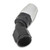 4AN ProClassic 45 Degree Hose End With Black/Silver Finish | RUS610083