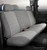 OE30 Series - OE Tweed Custom Fit Rear Seat Cover- Gray | 947OE32-10 GRAY