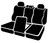 OE30 Series - OE Tweed Custom Fit Front Seat Cover- Charcoal | 947OE39-42 CHARC